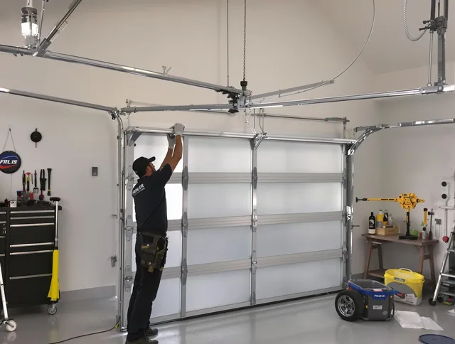 Boynton Beach Garage Door Repair certified team performing precision garage door installation in Boynton Beach