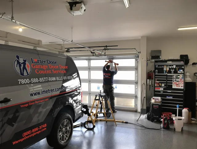 Boynton Beach Garage Door Repair team performing same-day garage door repair in Boynton Beach